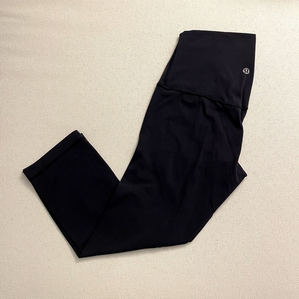 Lululemon high rise align crop leggings in navy